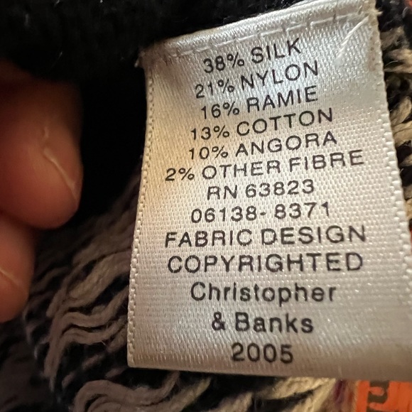 Christopher & Banks Vintage Women’s Large Christmas Holiday Sweater Reindeer - Picture 6 of 8